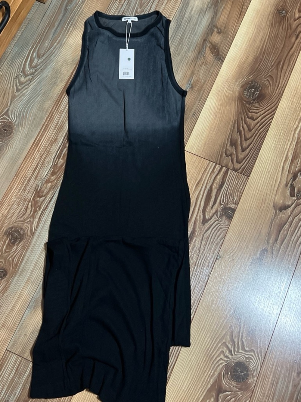 Cotton Citizen Sleeveless Black Women's Maxi Dress